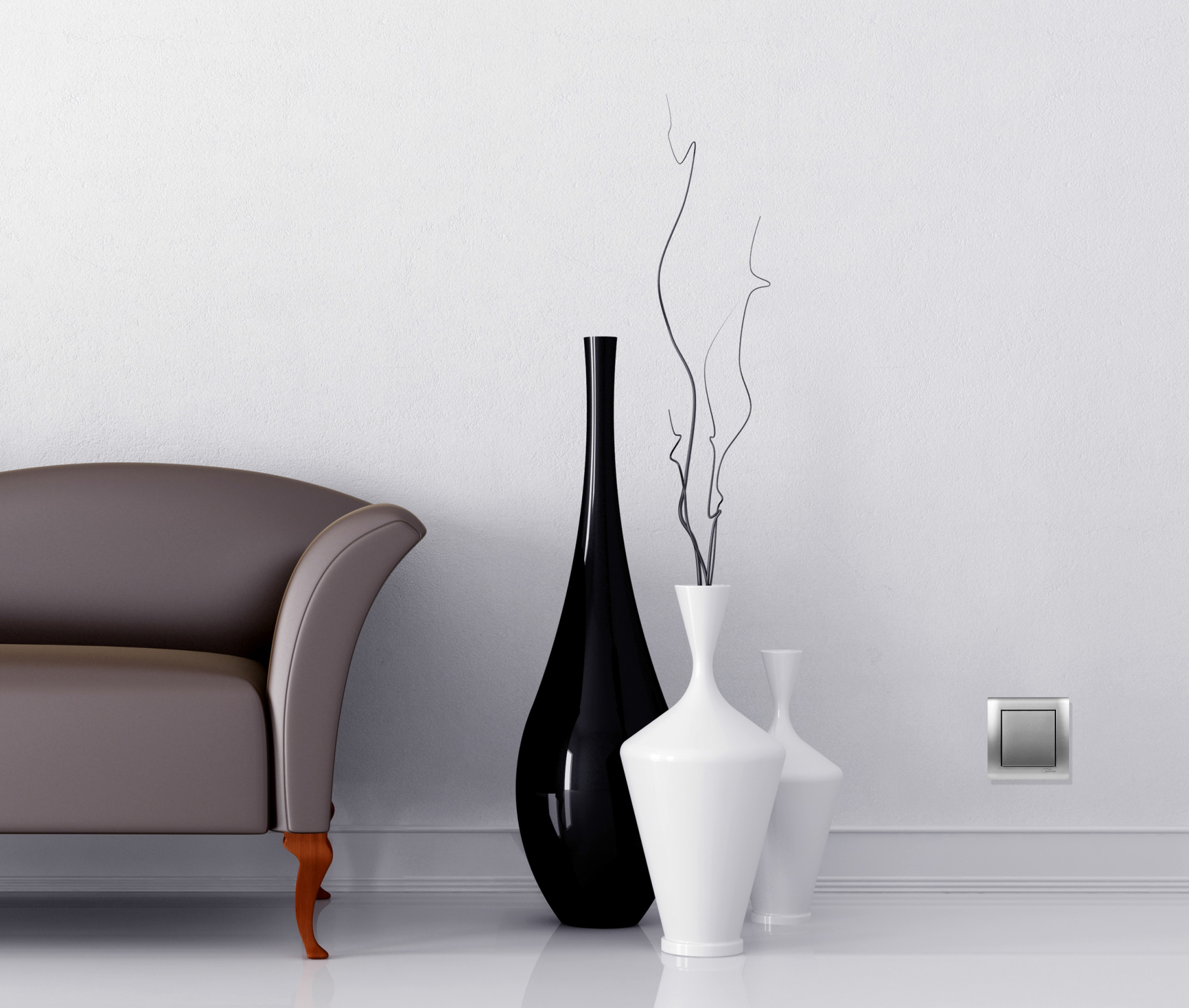 Vysávačová zásuvka ASKO - farba strieborná. Vysoká odolnosť a kvalita.