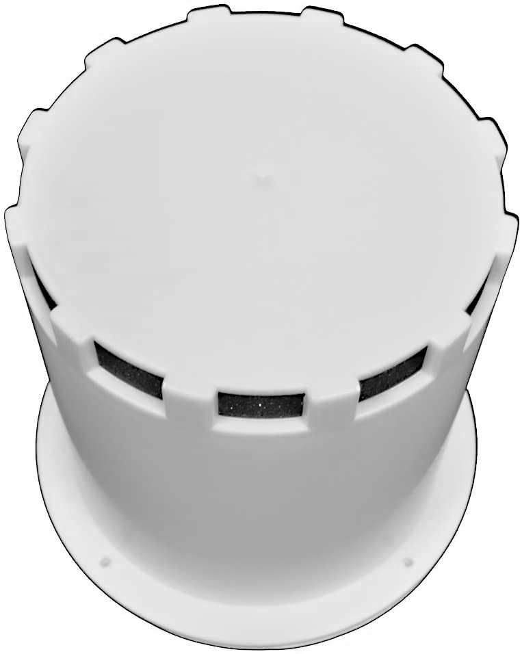 Vysokofrekvenčný akustický tlmič výfuku centrálneho vysávača