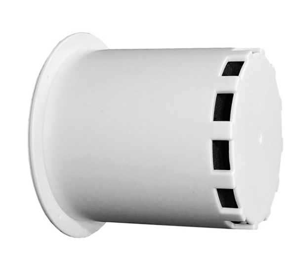 Vysokofrekvenčný akustický tlmič výfuku centrálneho vysávača