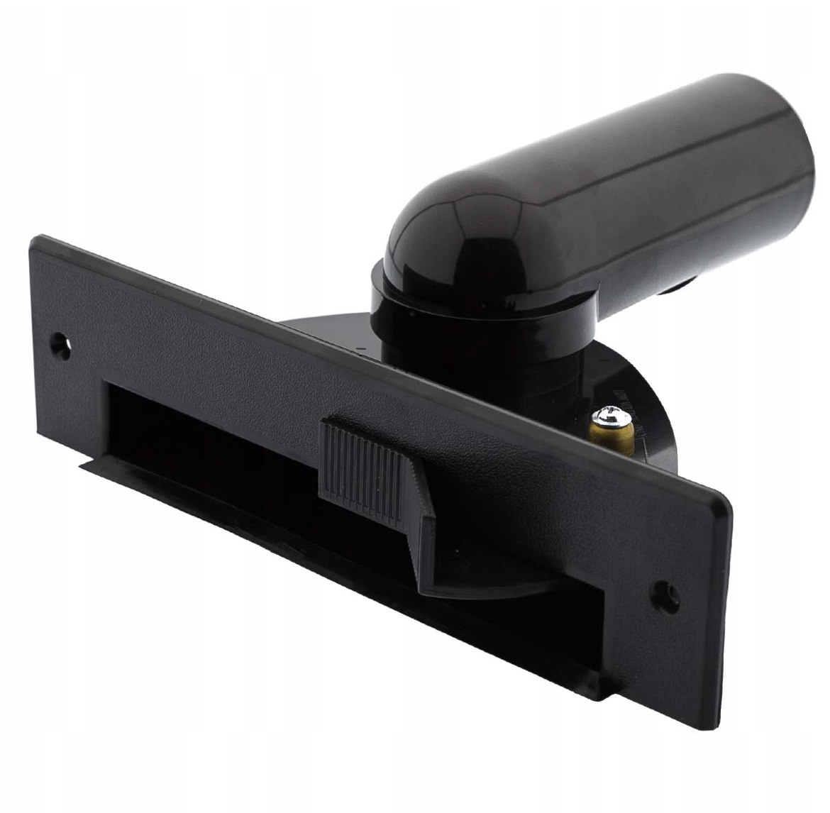 Koncovka 90 ° pre pripojenie podlahovej štrbiny - VacPan (vrátane montážnej krytky) s nepriľnavým povrchom.