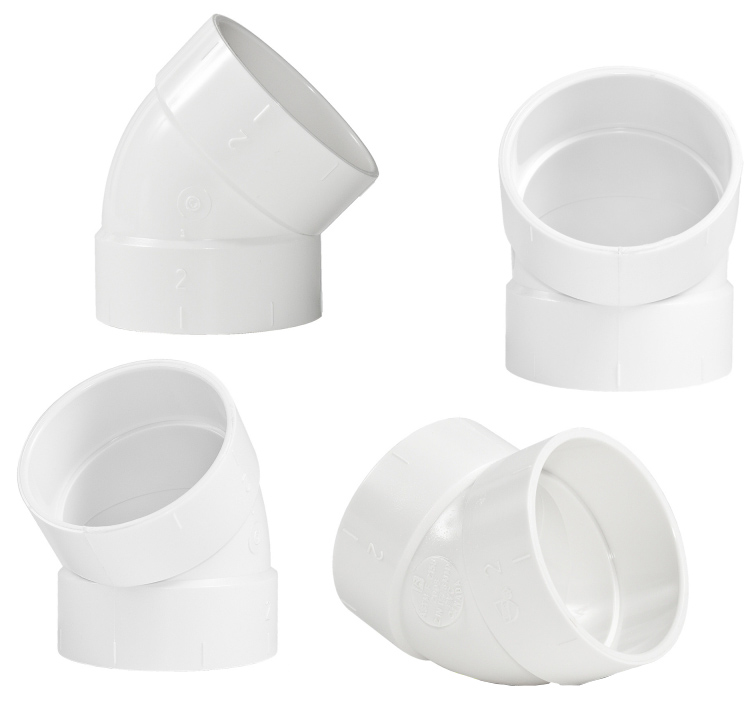 Koleno 45° F/F s nepriľnavým povrchom.