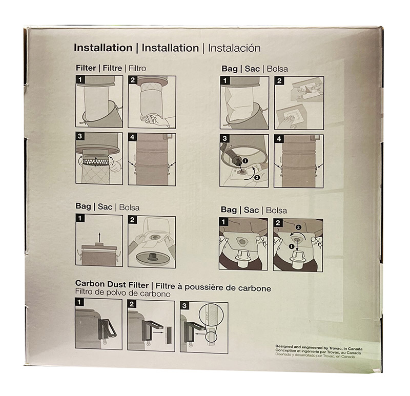 Zesílené velkokapacitní elektrostatické filtrační sáčky z netkané textilie 3 ks. Určené pro centrální vysavače HAYDEN - 70,80, CYCLOVAC.