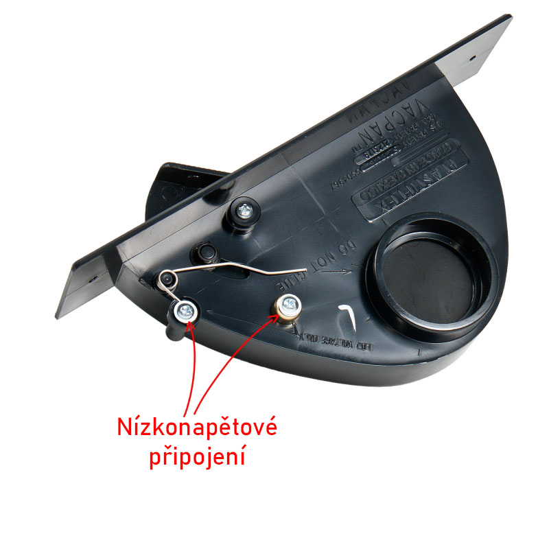 Podlahová štrbina VacPan - Nerez / Čierna - Inštalačný komplet s nerezovým celokrytom a flexi hadicou s koncovkami.