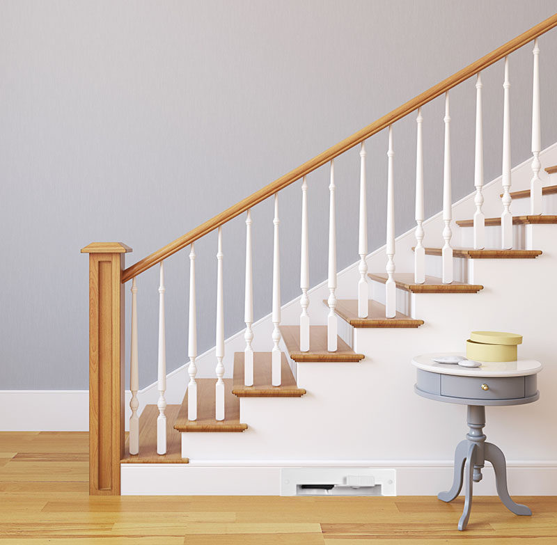 Podlahová štrbina Vacpan - alpská biela s nepriľnavým povrchom. Určené pre centrálne vysávače.