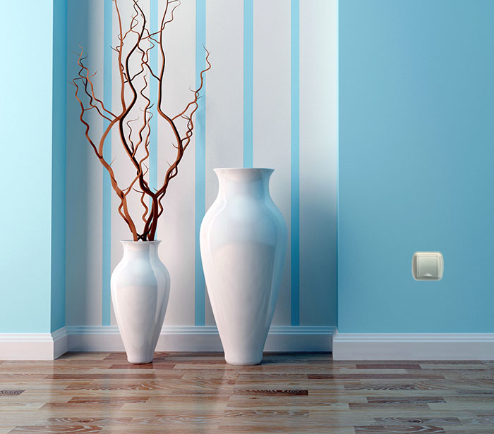 Vysávačová zásuvka UNO - farba krémová. Vysoká odolnosť a kvalita.