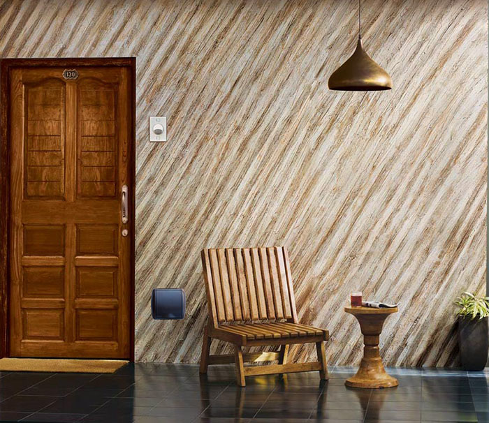 Vysávačová zásuvka DUE - farba tmavo hnedá. Vysoká odolnosť a kvalita.