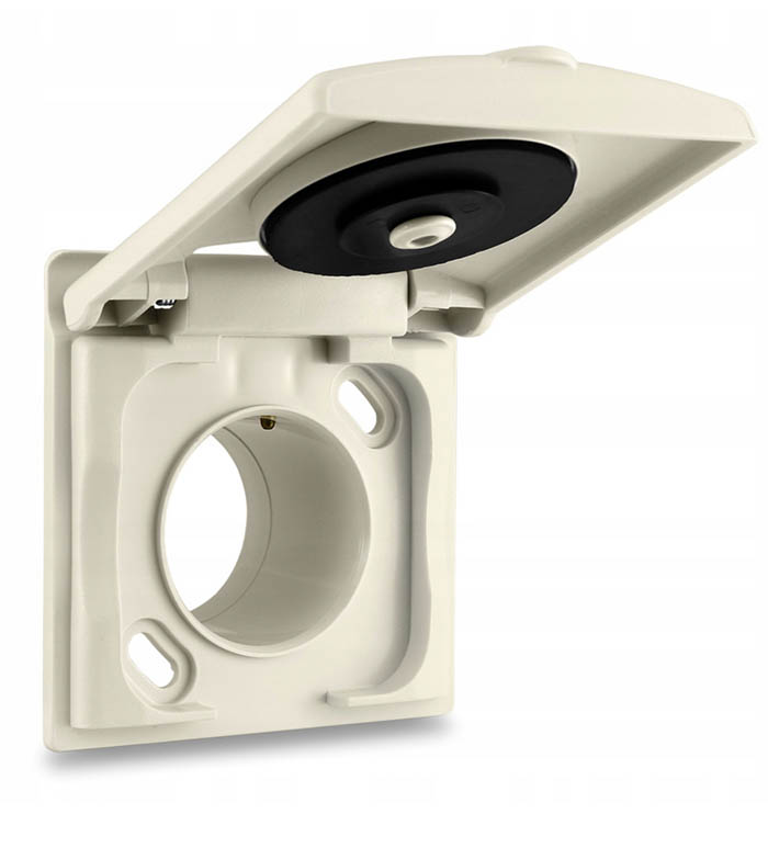 Vysávačová zásuvka centrálneho vysávania DELUXE SQUARE - Béžová