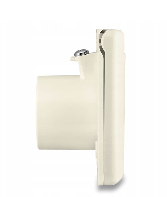 Vysávačová zásuvka centrálneho vysávania DELUXE SQUARE - Béžová