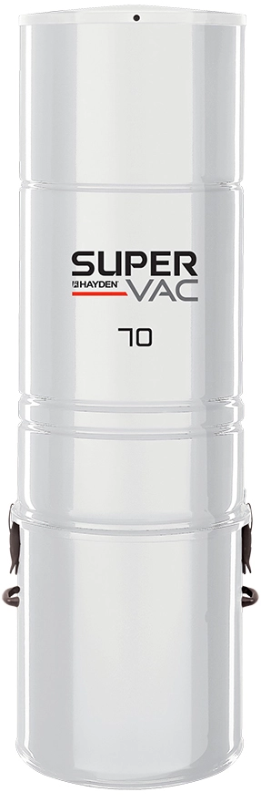 Centrálny vysávač HAYDEN 70 Super Vac (705 AW) + Sada príslušenstva PREMIUM so sacou hadicou 9,1 m ON/OFF (11 ks).
