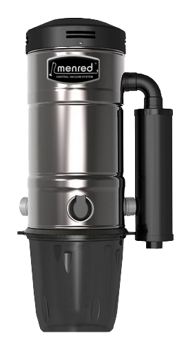 Centrálne vysávače MENRED CVS-1800BP PLUS (700 AW) + Sada príslušenstva ELITE so sacou hadicou 9,1 m ON/OFF (12 ks), Inštalačná sada potrubia: 21 m - 3x zásuvka.