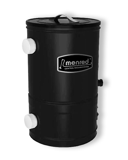 Centrálny vysávač MENRED CVS 1200 + Sada príslušenstva pre centrálne vysávanie PREMIUM s hadicou 9,1 m (11 ks), Inštalačná sada potrubia: 12 m - 1x zásuvka.
