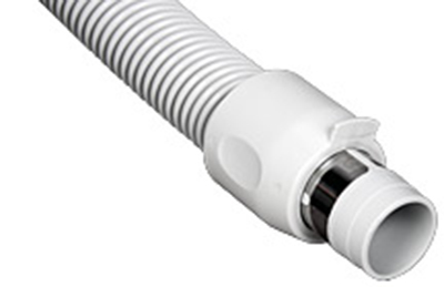 Sacia hadica Cyclovac s vypínačom (OFF/ON) a ergonomickou rukoväťou, dĺžka 12,2 m (červená/strieborná).