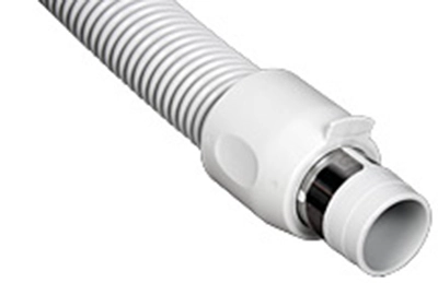 Sacia hadica s vypínačom (OFF/ON) a ergonomickou rukoväťou, dĺžka 10,7 m (čierna/strieborná).