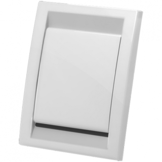 Vysávačová zásuvka MAGNUM - farba biela. Vysoká odolnosť a kvalita.