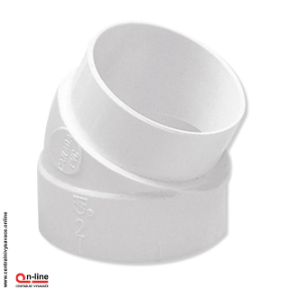 Koleno 30° M/F s nepriľnavým povrchom.