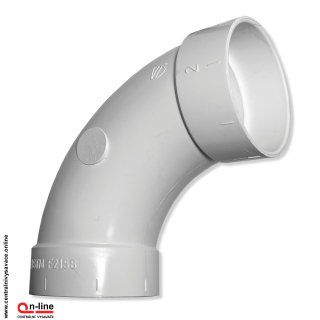 Oblúk 90° F/F s nepriľnavým povrchom.