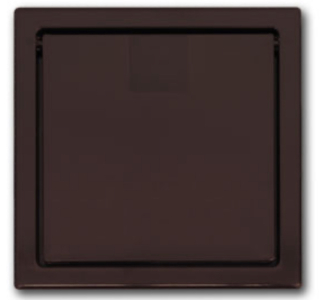 Krytka výfuku vzduchu s bezpečnostnou klapkou - tmavo hnedá.