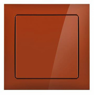 Krytka výfuku vzduchu s bezpečnostnou klapkou - tehlová.