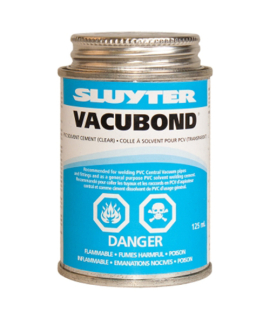 Lepidlo 125 ml na potrubné spoje. Určené pre centrálne vysávače a centrálne vysávanie.