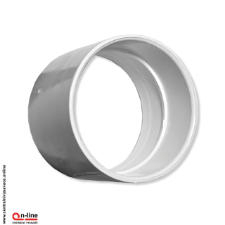 Spojka potrubia s dorazom a nepriľnavým povrchom.