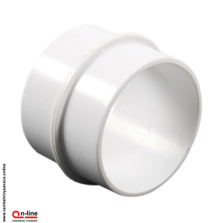 Spojka fitingov s dorazom a nepriľnavým povrchom.