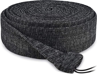 Ochranný návlek na saciu hadicu pletený 9,6 m (tmavo šedý).