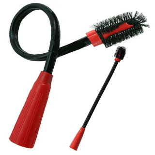 Ohybná štrbinová hubica s "U" kefou. Určené pre centrálne vysávače a centrálne vysávanie.