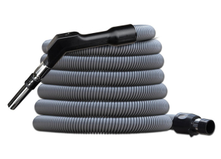 Ľahká sacia hadica s vypínačom na rukoväti 7,5 m (čierna/strieborná).