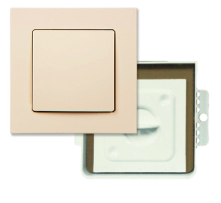 Zásuvkový komplet DECO - farba mandľová. Praxou preverený vysoko odolný a kvalitný inštalačný diel.